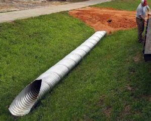 metal culverts house|what size culvert for driveway.